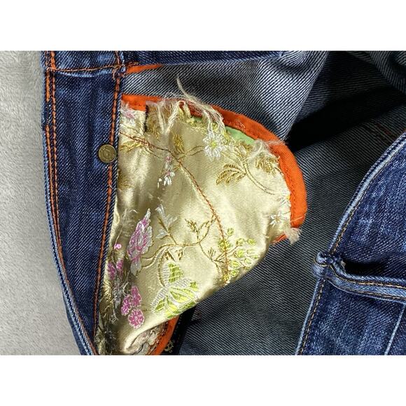 VTG 7 For All Mankind Jeans Wide Leg Flare Denim Inseam 30 Women’s Sz 27 - Picture 9 of 12